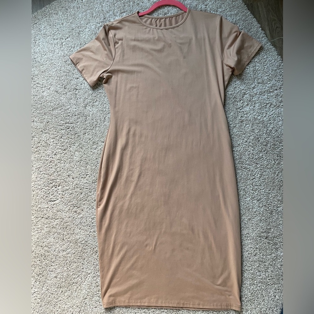 Elegant Tan Dress